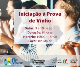 FORMAÇÃO +PRÓXIMA: Iniciação à Prova de Vinhos